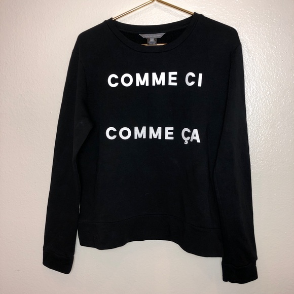 French Connection Comme Ci Comme Ça Sweatshirt - Picture 3 of 6